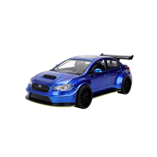 JDM Tuners - 2016 Subaru WRX STi (Candy Blue) 1:24 Scale Diecast Vehicle