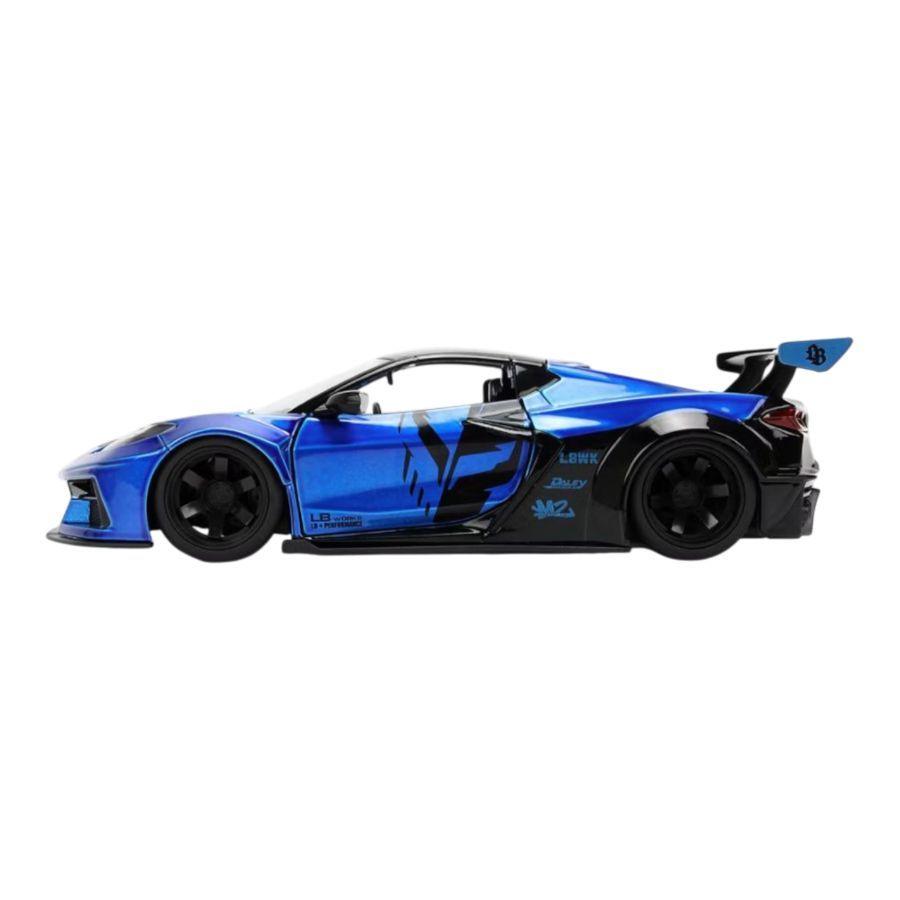 Hyperspec - 1:24 2023 Chevy Corvette C8 Liberty Walk Diecast Vehicle