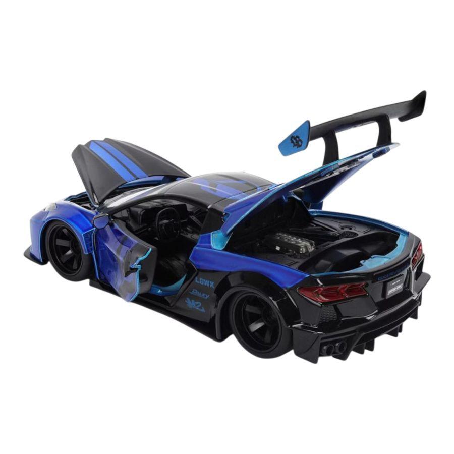 Hyperspec - 1:24 2023 Chevy Corvette C8 Liberty Walk Diecast Vehicle