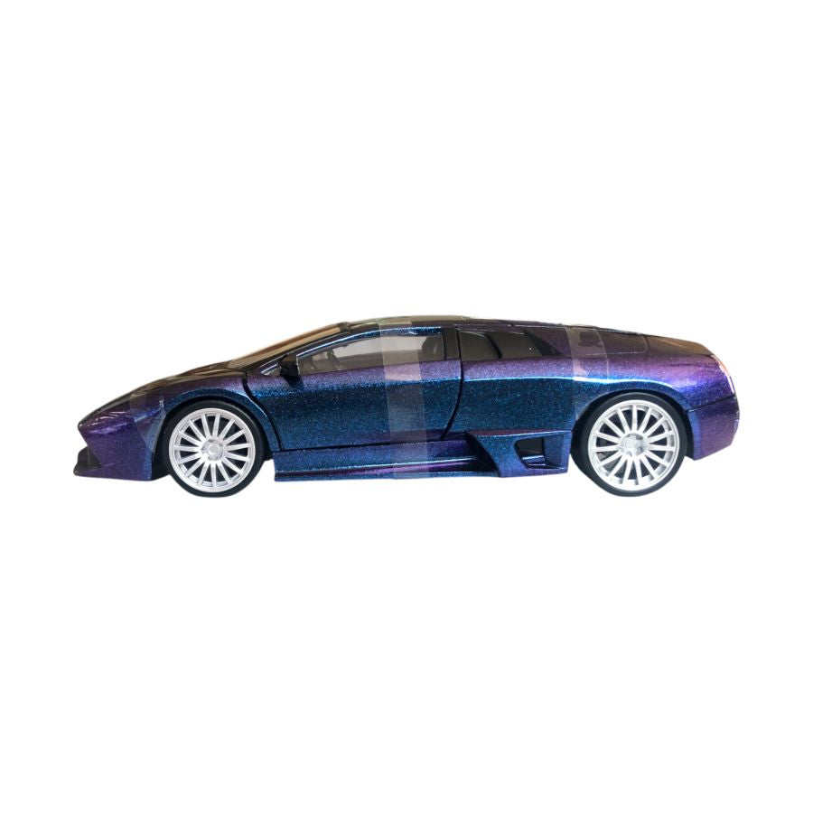 Pink Slips - 1:24 Lamborghini LP640 (Blue) Diecast Vehicle