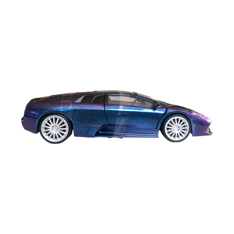 Pink Slips - 1:24 Lamborghini LP640 (Blue) Diecast Vehicle