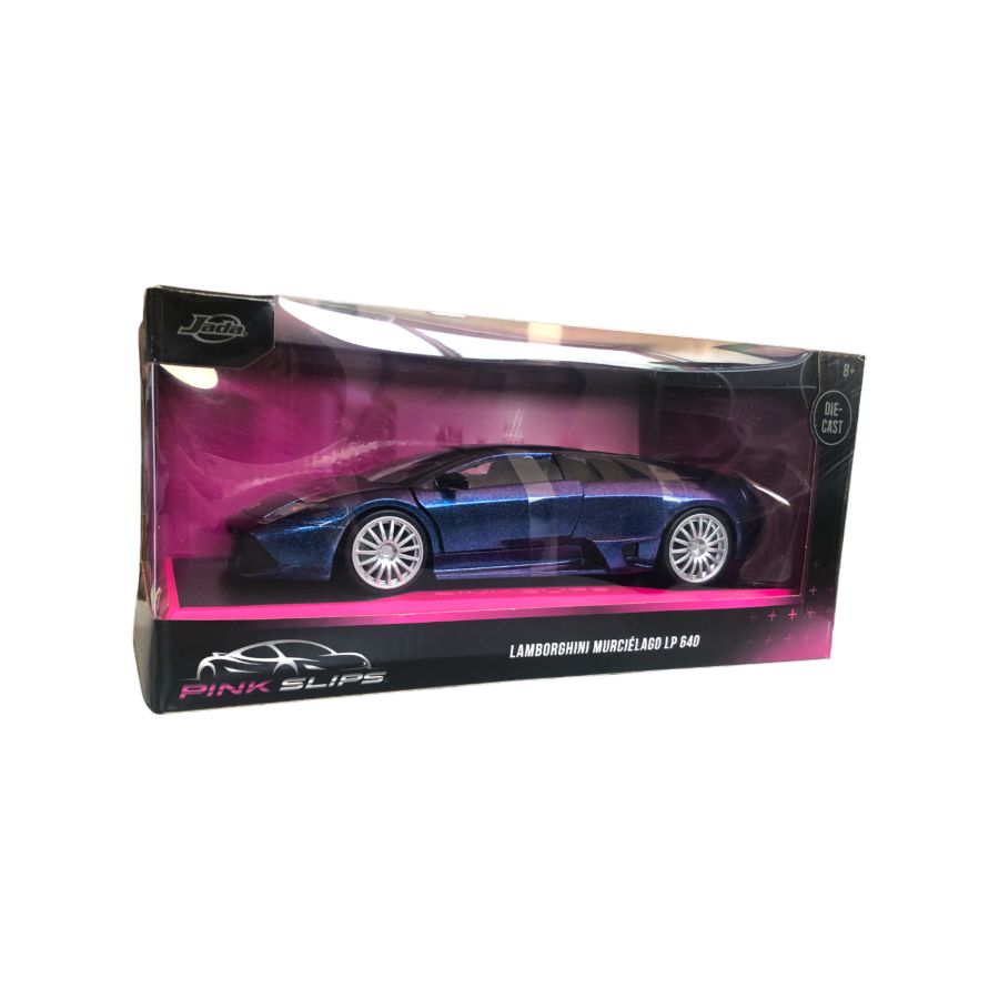 Pink Slips - 1:24 Lamborghini LP640 (Blue) Diecast Vehicle