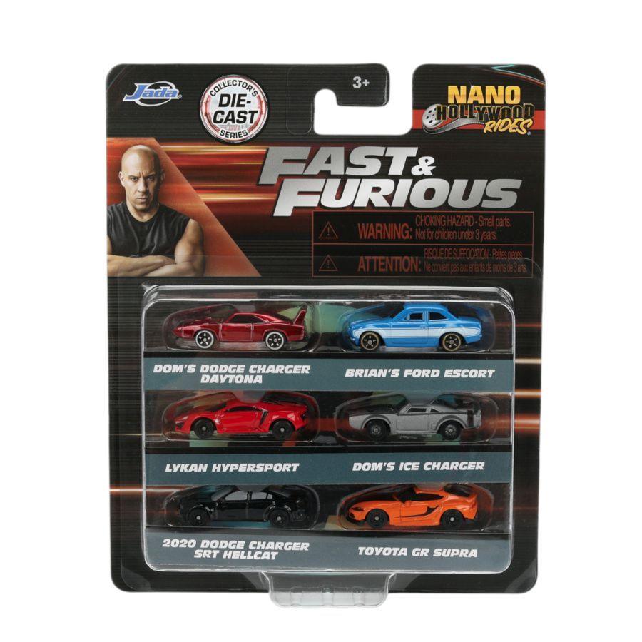 Fast & Furious - Nano Hollywood Rides 6 Pack (Wave 3B)
