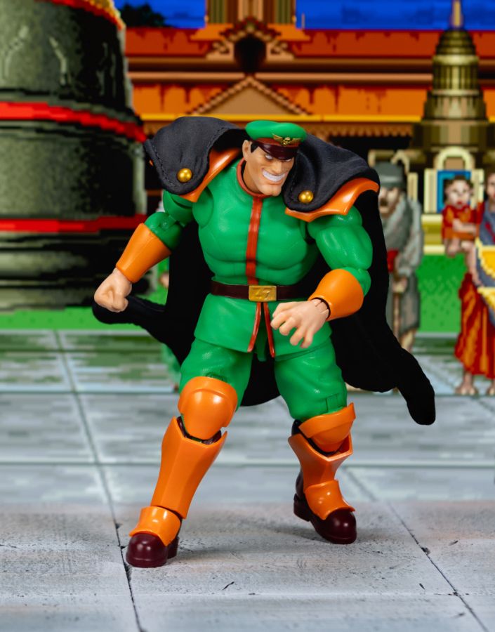 Street Fighter II - M. Bison (Player 2) Deluxe 1:12 Scale Action Figure