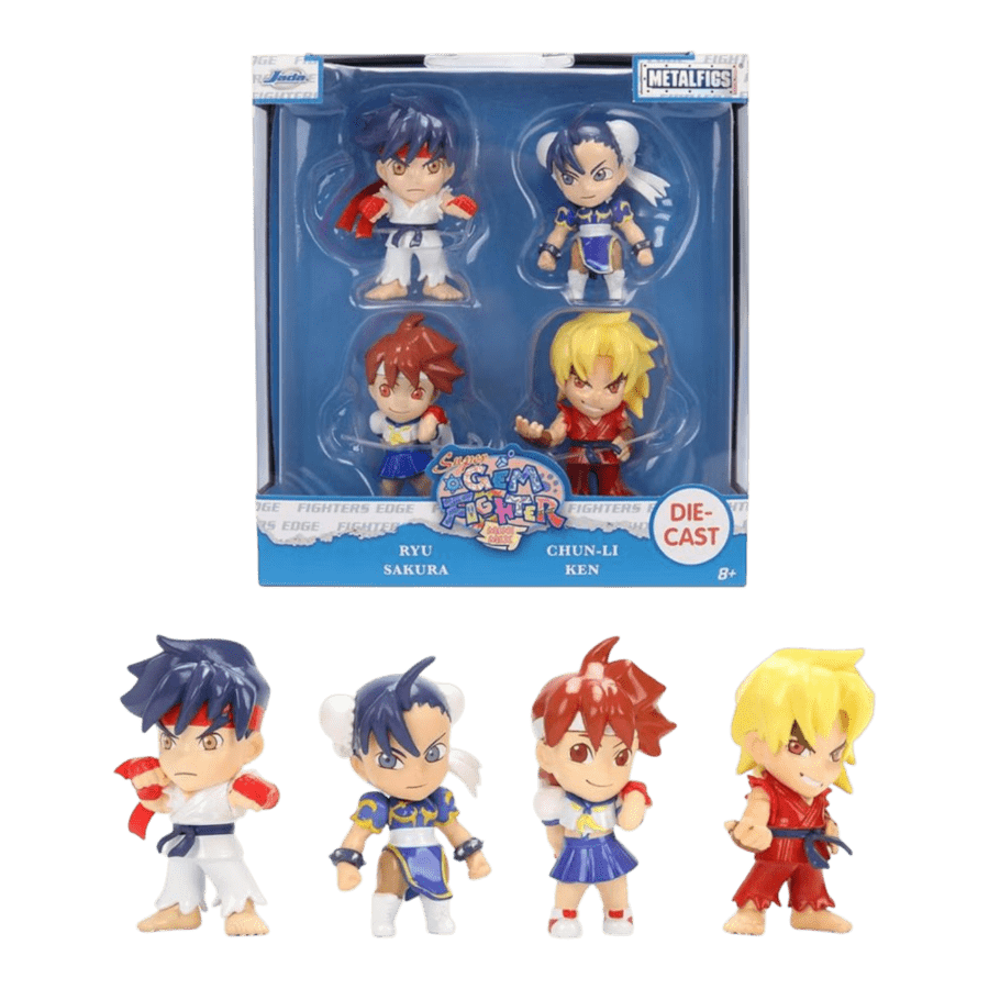 Super Gem Fighter - 2.5" Metalfigs 4-Pack