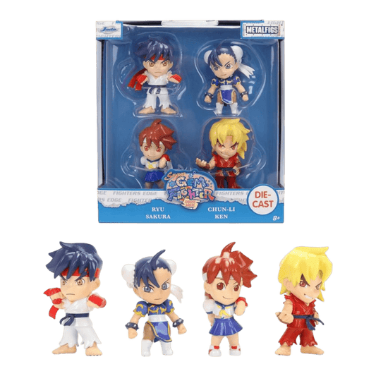 Super Gem Fighter - 2.5" Metalfigs 4-Pack