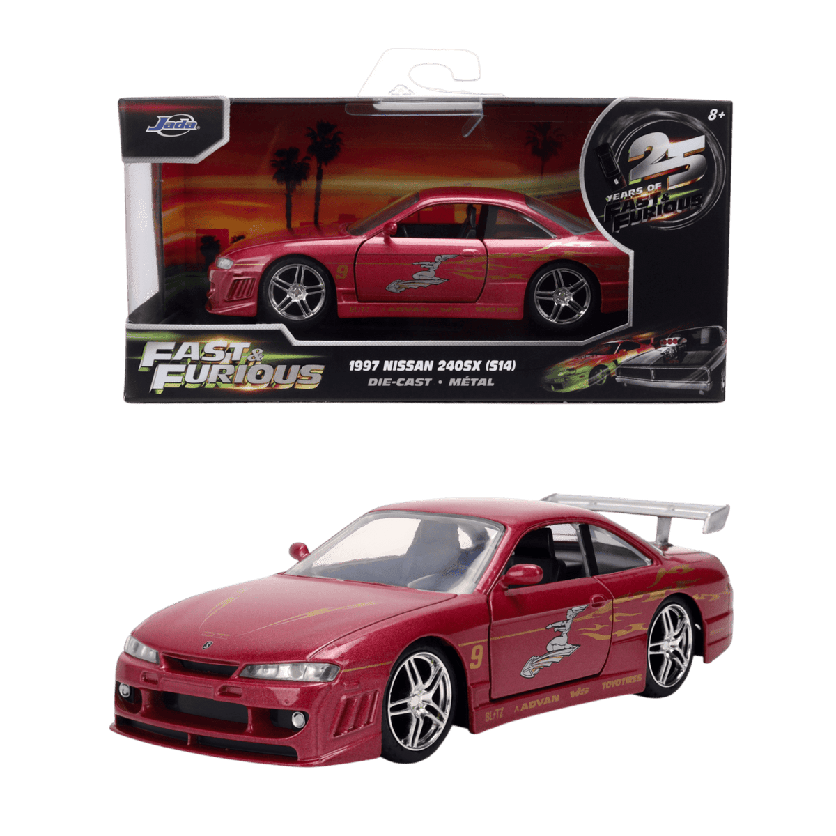 Fast & Furious - 1:32 Letty's Nissan 240SX (S14)