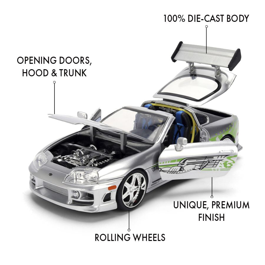 Fast & Furious - Brian's 1995 Toyota Supra Anniversary 1:24 Scale Diecast Vehicle