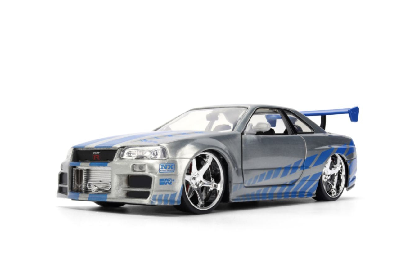 Fast & Furious - Brian's 2002 Nissan Skyline GT-R (BNR34) 1:24 Scale Diecast Vehicle