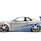Fast & Furious - Brian's 2002 Nissan Skyline GT-R (BNR34) 1:24 Scale Diecast Vehicle