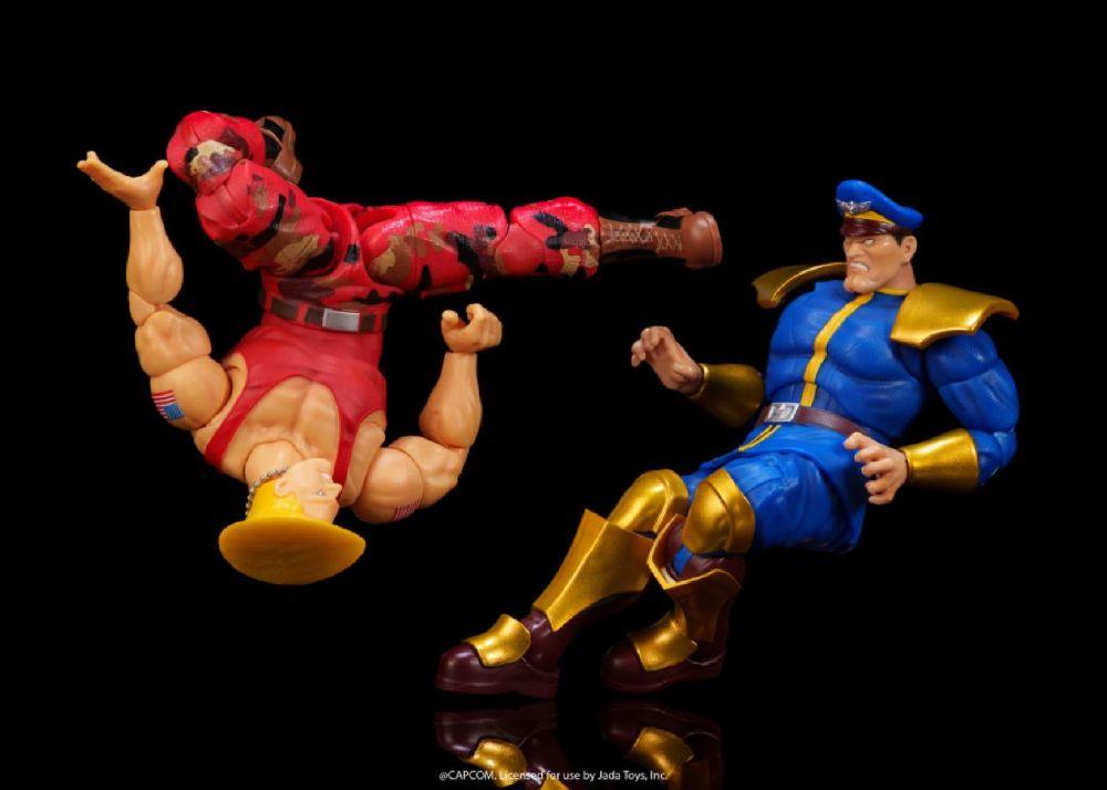 Street Fighter II - 1:12 Guile vs. M. Bison Action Figure 2-Pack