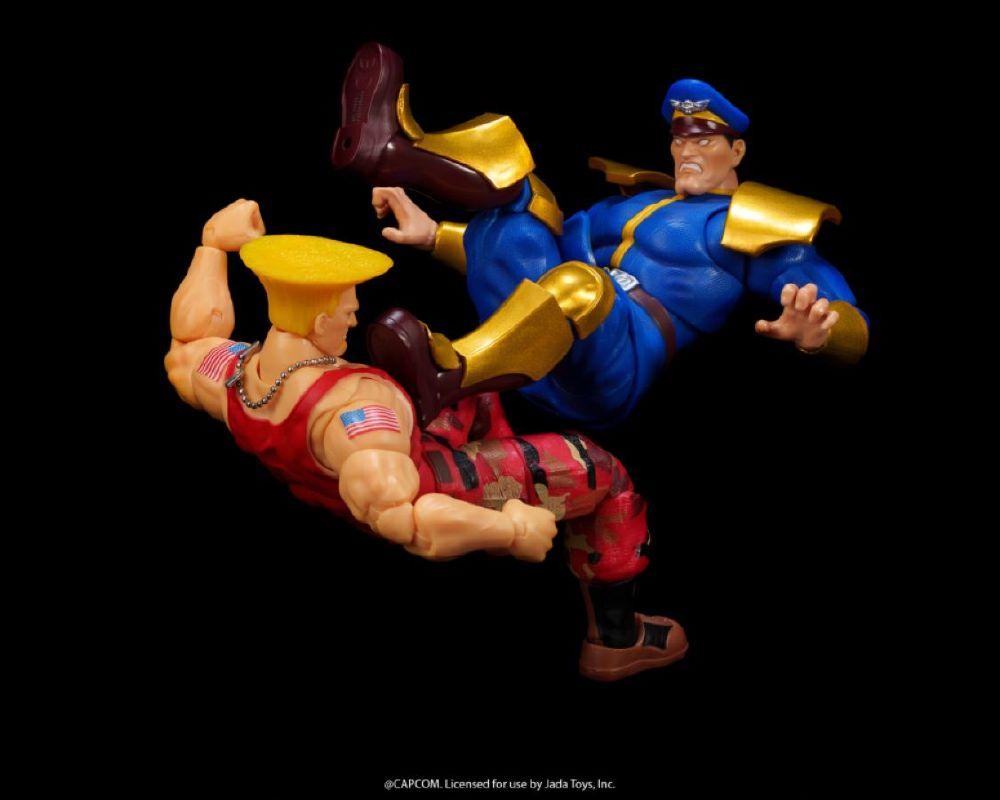 Street Fighter II - 1:12 Guile vs. M. Bison Action Figure 2-Pack