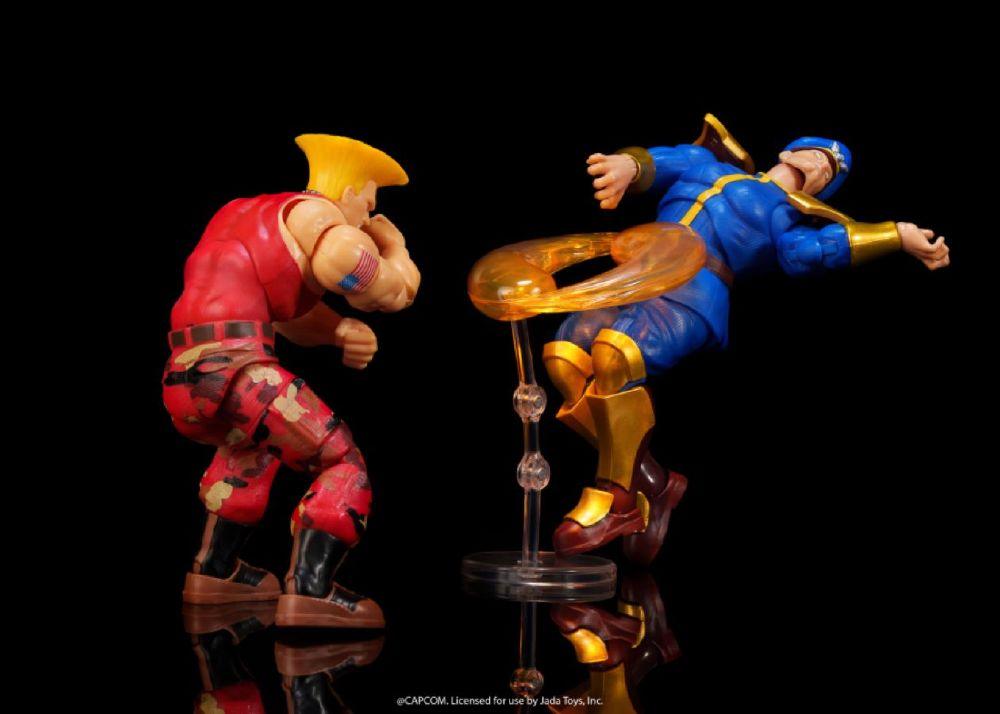 Street Fighter II - 1:12 Guile vs. M. Bison Action Figure 2-Pack