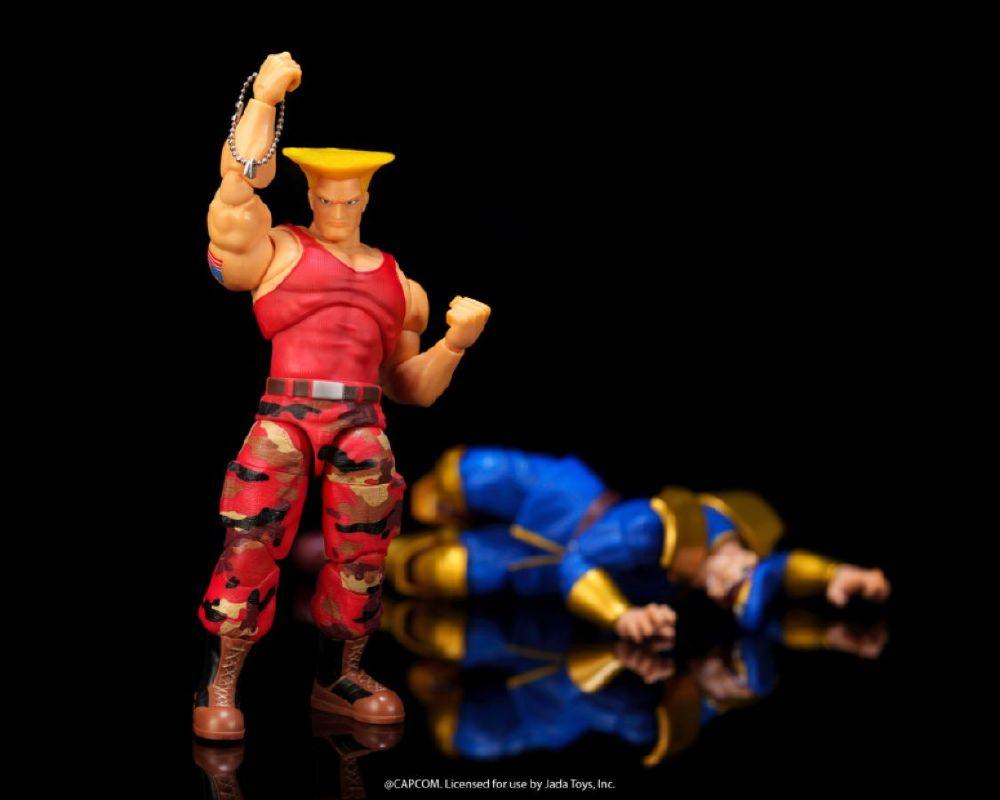 Street Fighter II - 1:12 Guile vs. M. Bison Action Figure 2-Pack