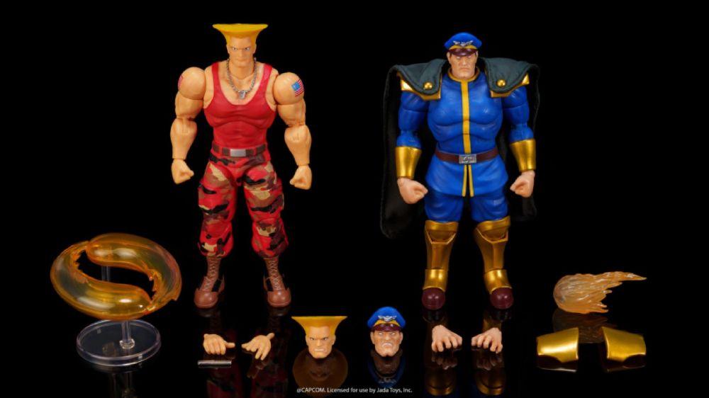 Street Fighter II - 1:12 Guile vs. M. Bison Action Figure 2-Pack