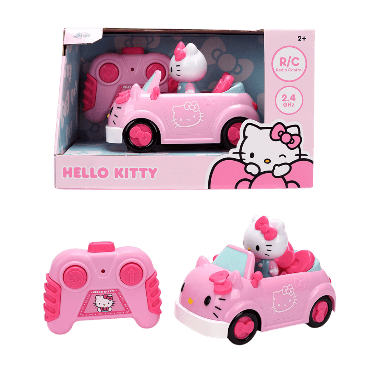 Hello Kitty - 1:32 Hello Kitty Remote Control Car (Simple Function)
