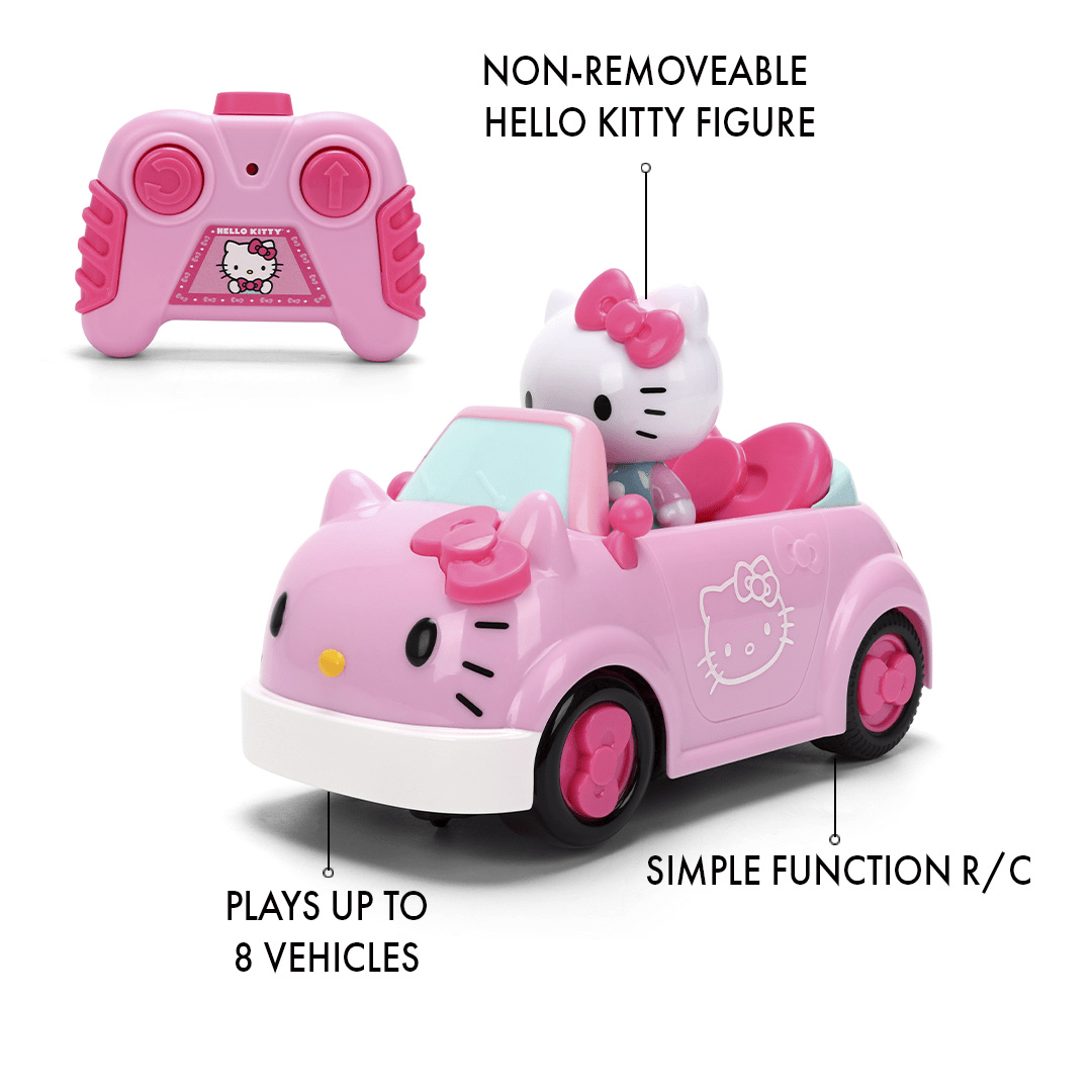 Hello Kitty - 1:32 Hello Kitty Remote Control Car (Simple Function)