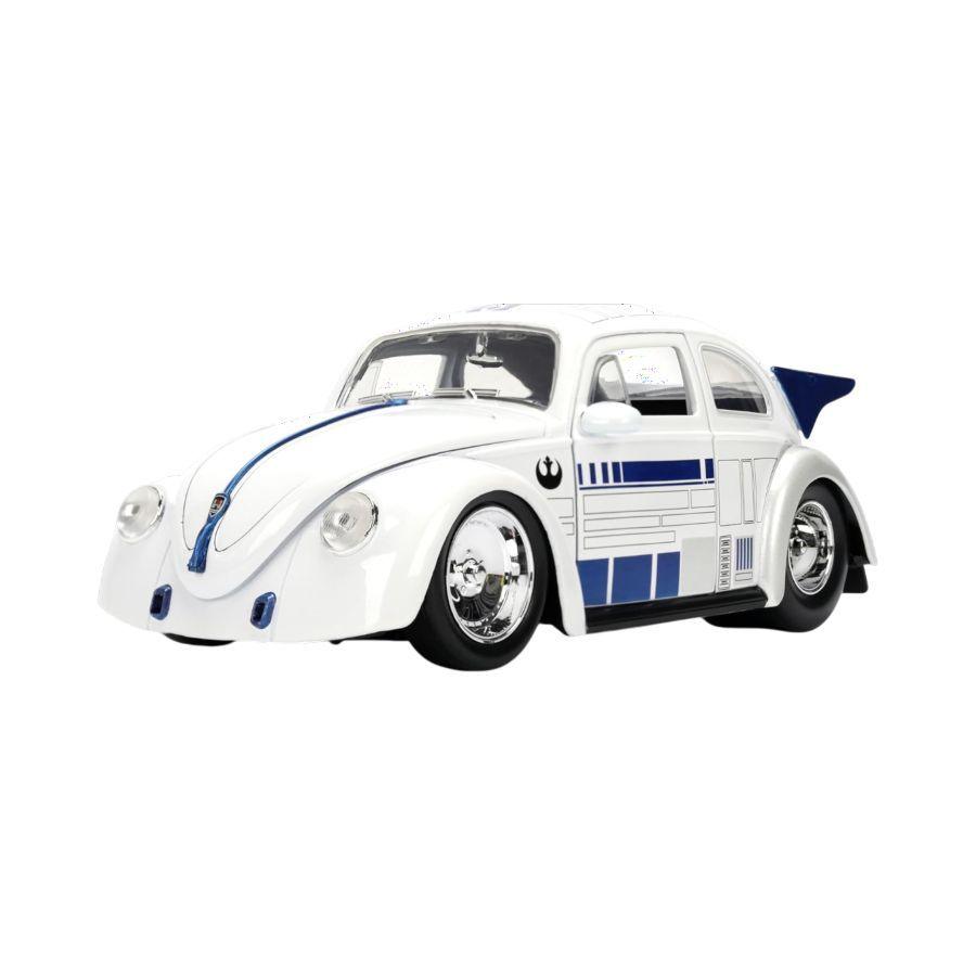 Star Wars - 1:24 1959 Volkswagen Drag Beetle Diecast Vehicle w/R2D2