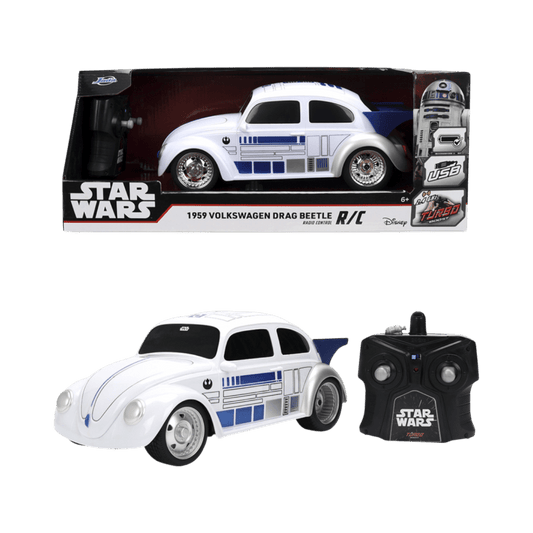 Star Wars - 1:16 1959 Volkswagen Drag Beetle (R2D2) Remote Control Car