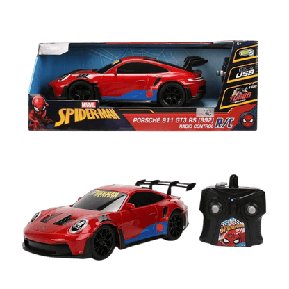 Spider-Man - 1:16 Spider-Themed Porsche 911 (992) GT3 Remote Contrl Car