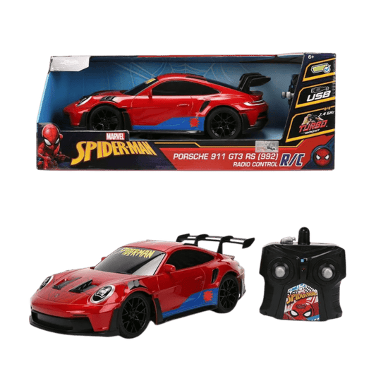 Spider-Man - 1:16 Spider-Themed Porsche 911 (992) GT3 Remote Contrl Car