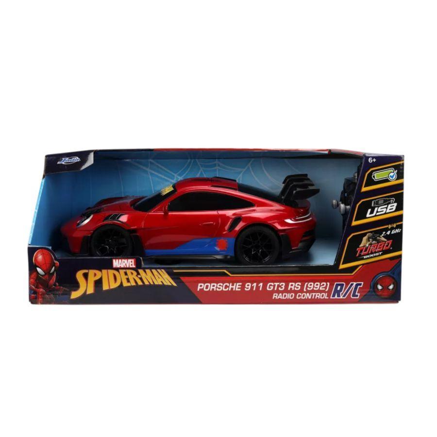 Spider-Man - 1:16 Spider-Themed Porsche 911 (992) GT3 Remote Contrl Car