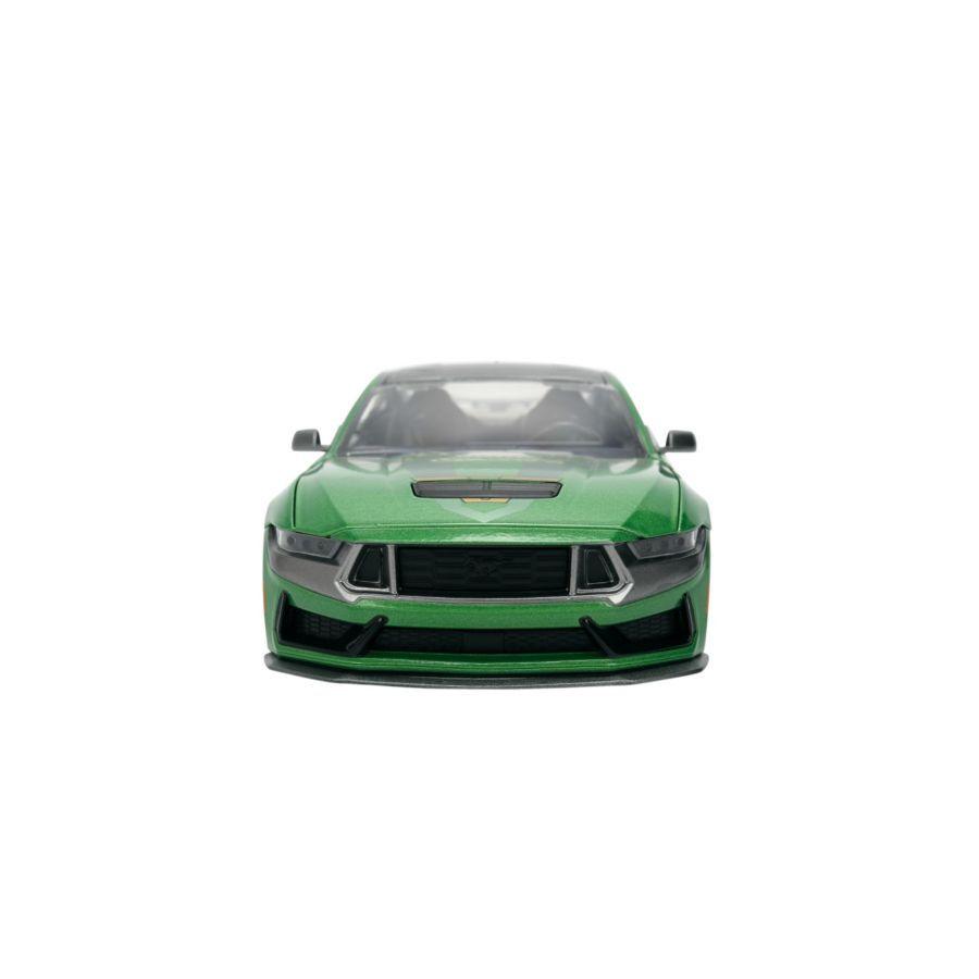Marvel - 1:24 Doctor Doom Figure with 2024 Ford Mustang Dark Horse Diecast Vehicle