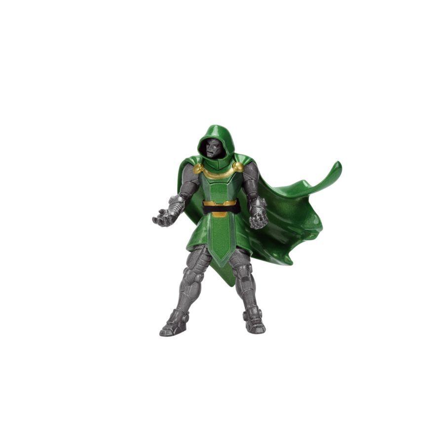 Marvel - 1:24 Doctor Doom Figure with 2024 Ford Mustang Dark Horse Diecast Vehicle