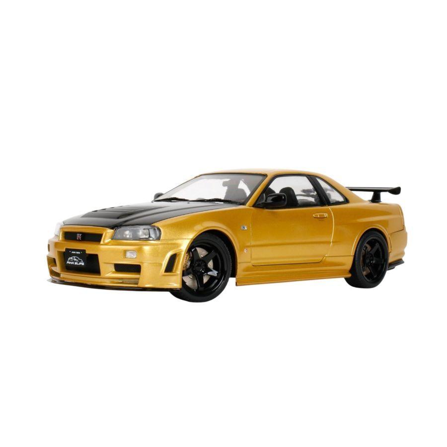Pink Slips - 1:18 Nissan Gtr R34 Ztune Gold Diecast Vehicle