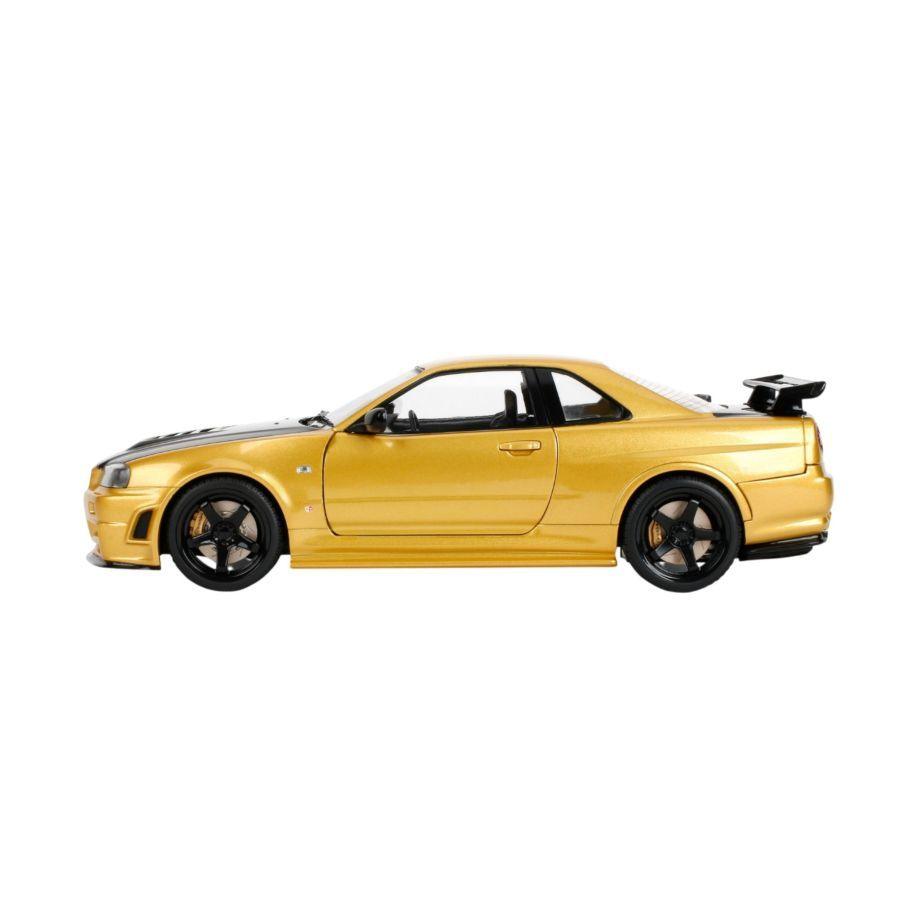 Pink Slips - 1:18 Nissan Gtr R34 Ztune Gold Diecast Vehicle