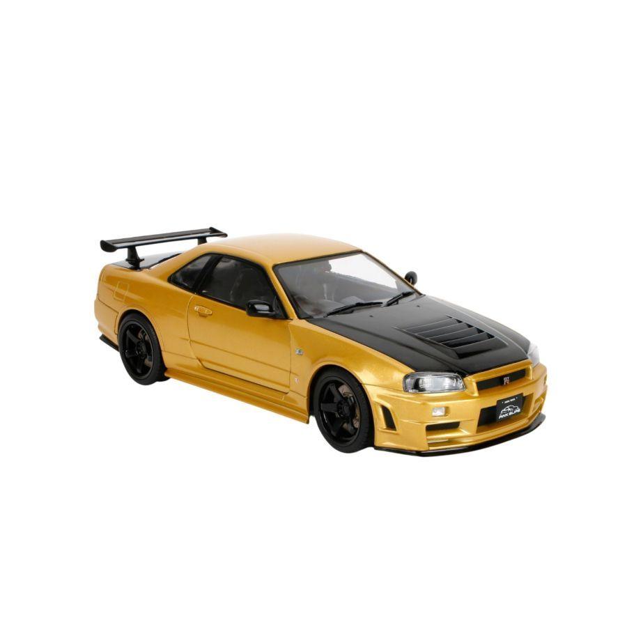 Pink Slips - 1:18 Nissan Gtr R34 Ztune Gold Diecast Vehicle