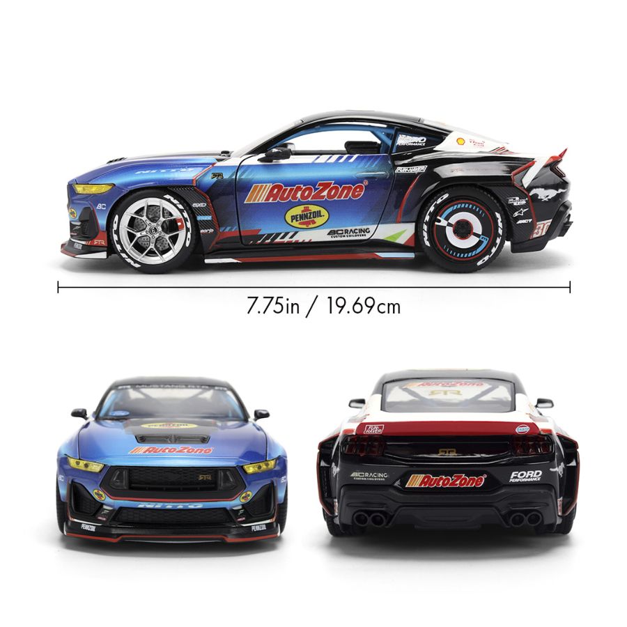 Big Time Muscle - 2025 Ford Mustang (James Deane) RTR Racing 1:24 Scale Diecast Vehicle