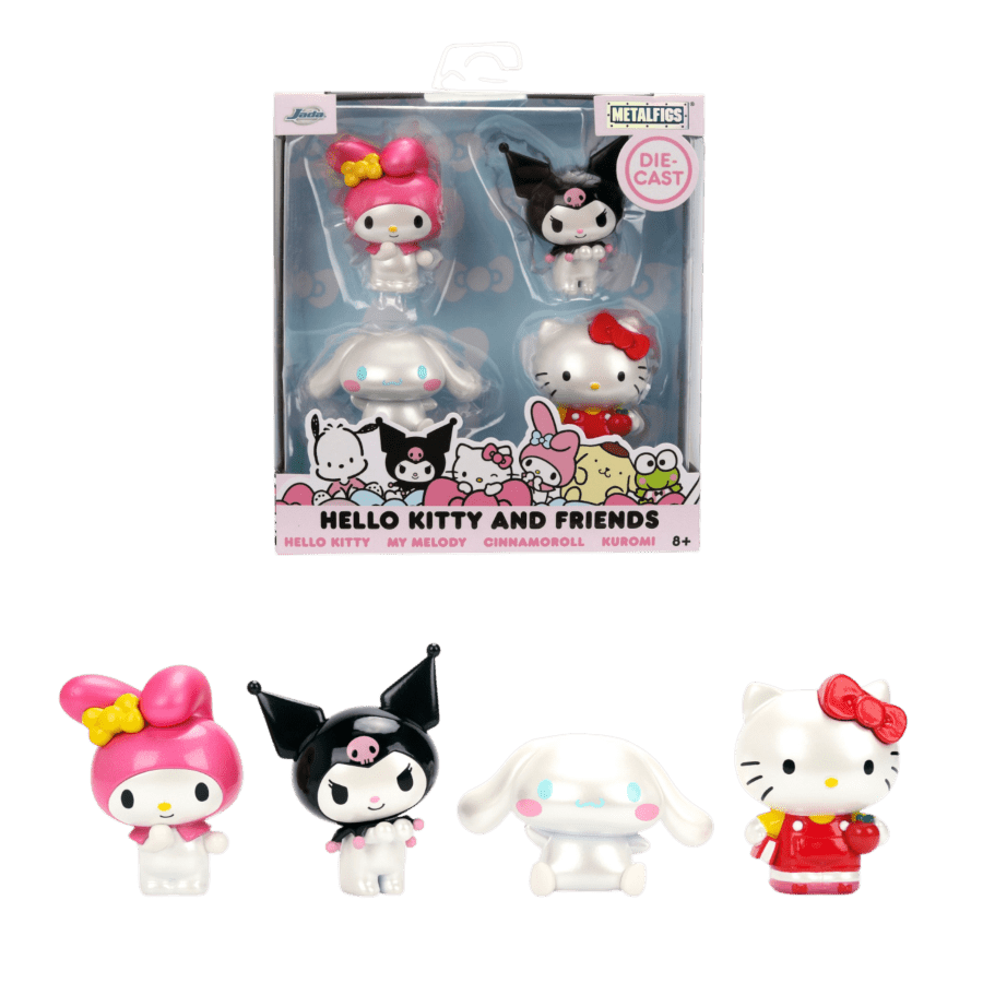 Hello Kitty - 2.5" Metalfigs Wave 2 Figures 4-Pack