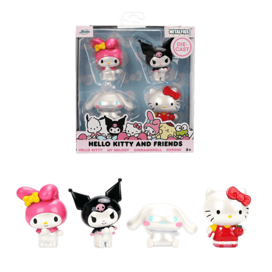Hello Kitty - 2.5" Metalfigs Wave 2 Figures 4-Pack