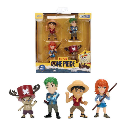 One Piece (Netflix) - 2.5″ Metalfigs 4-Pack
