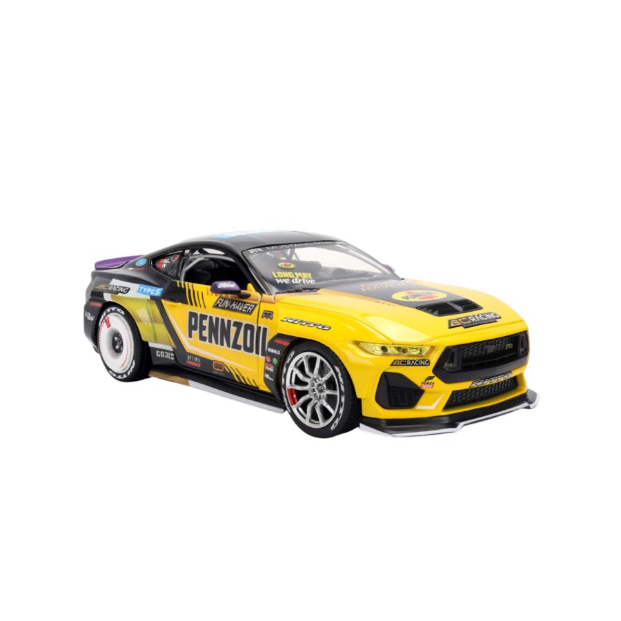 Big Time Muscle - 2025 Ford Mustang (Chelsea Denofa) RTR Racing 1:24 Scale Diecast Vehicle