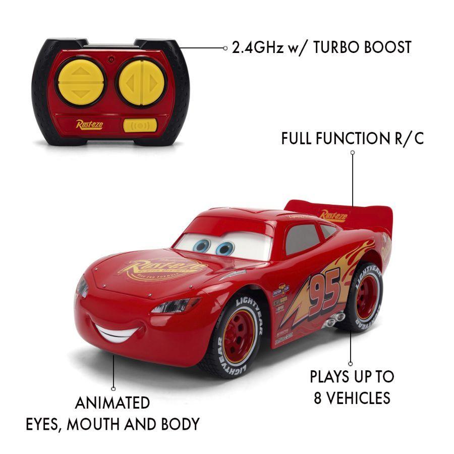 Cars - 1:18 Lightning McQueen Animatronic Remote Control Car