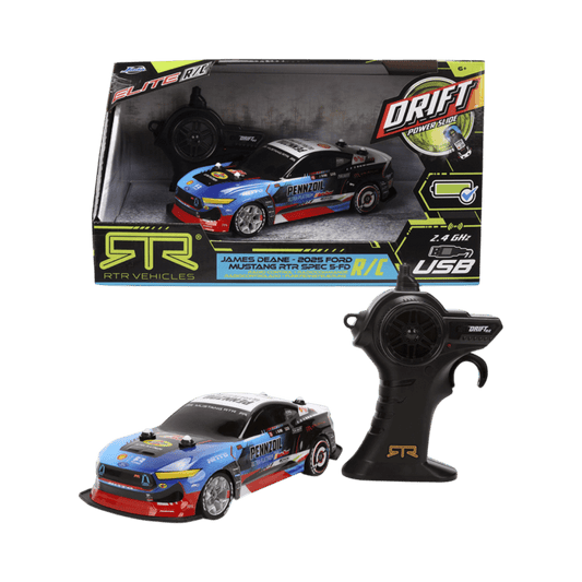 RTR Racing - 1:24 '25 Ford Mustang RTR James Deane Drift Remote Control Car