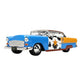 Toy Story - 1:24 Woody Figure with 1955 Chevrolet Bel Air Diecast Vehicle