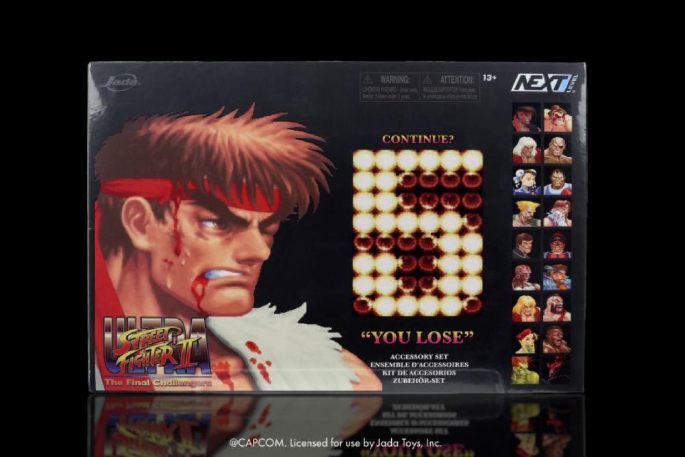 Street Fighter II - Street Fighter "You Lose" SDCC Exclusive 1:12 Accessories Pack