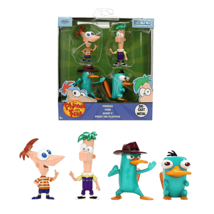 Phineas & Ferb - 2.5" Metalfigs 4PK