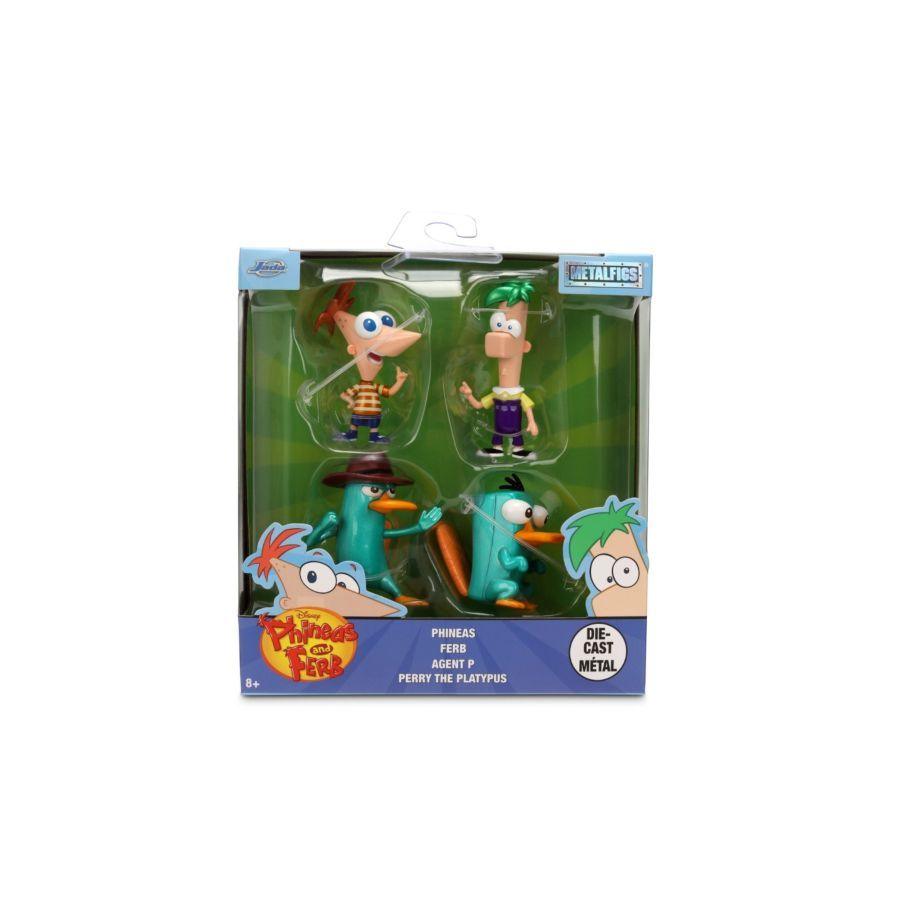Phineas & Ferb - 2.5" Metalfigs 4PK