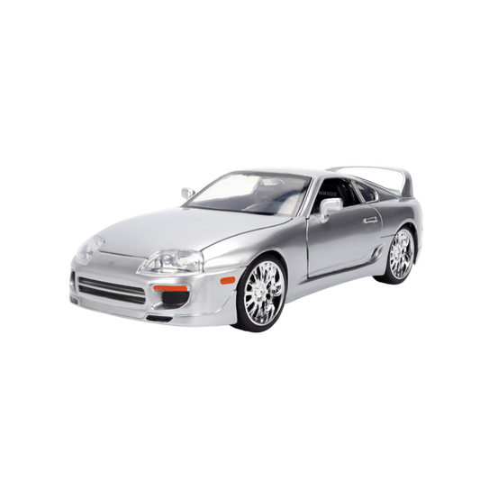 JDM Tuners - 1995 Toyota Supra (Silver) 1:24 Scale Diecast Vehicle