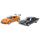 Fast & Furious - 1:24 Dom's 1970 Charger R/T & Brian's 1995 Toyota Supra 2-Pack
