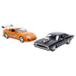Fast & Furious - 1:24 Dom's 1970 Charger R/T & Brian's 1995 Toyota Supra 2-Pack