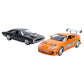 Fast & Furious - 1:24 Dom's 1970 Charger R/T & Brian's 1995 Toyota Supra 2-Pack