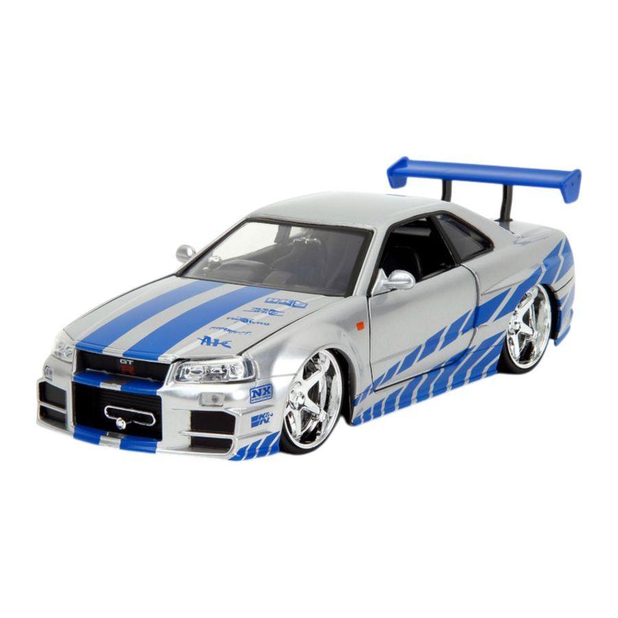 Fast & Furious - 1:24 Brian's Nissan Skyline GT-R R34 & Suki's 2001 Honda S2000 2-Pack