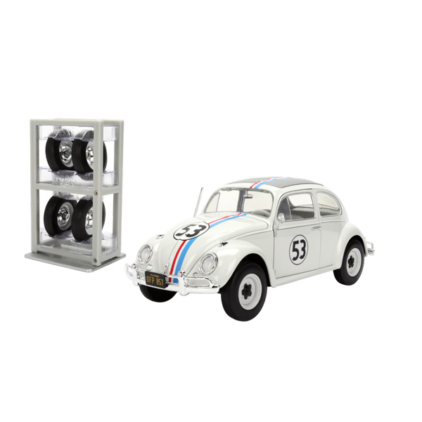 Herbie the Lovebug - VW Beetle (with Wheel Rack) 1:24 Scale