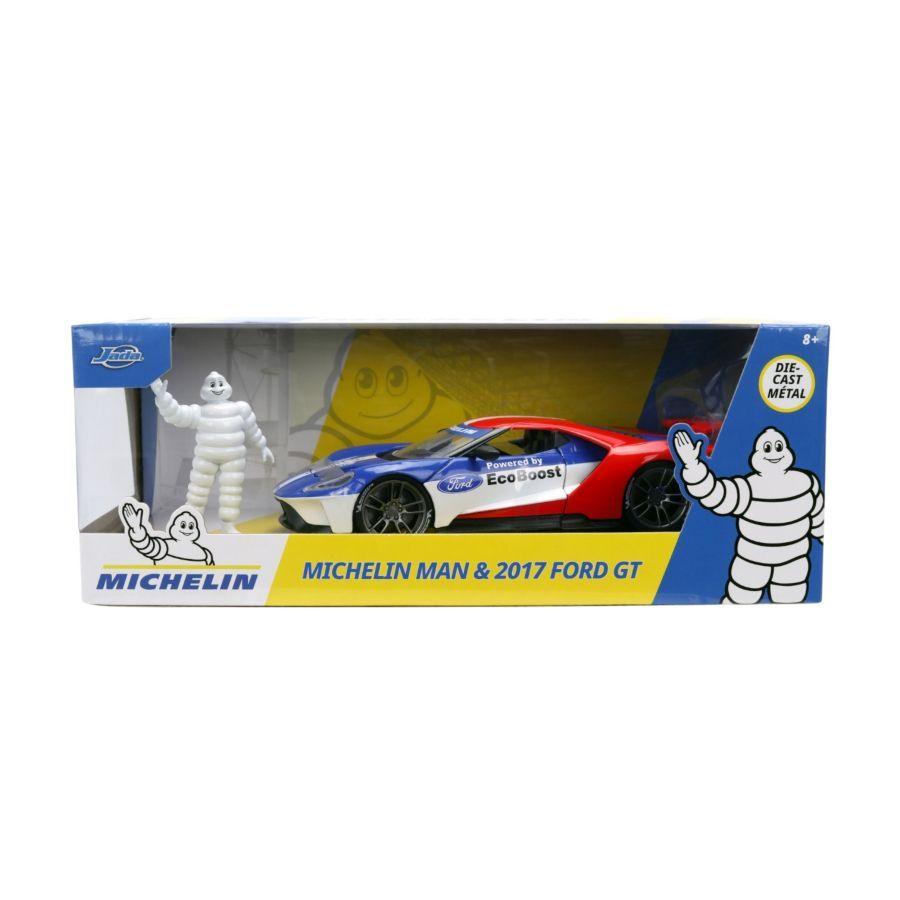 Michelin Man - 1:24 2017 Ford GT & Michelin Man Diecast Vehicle Set