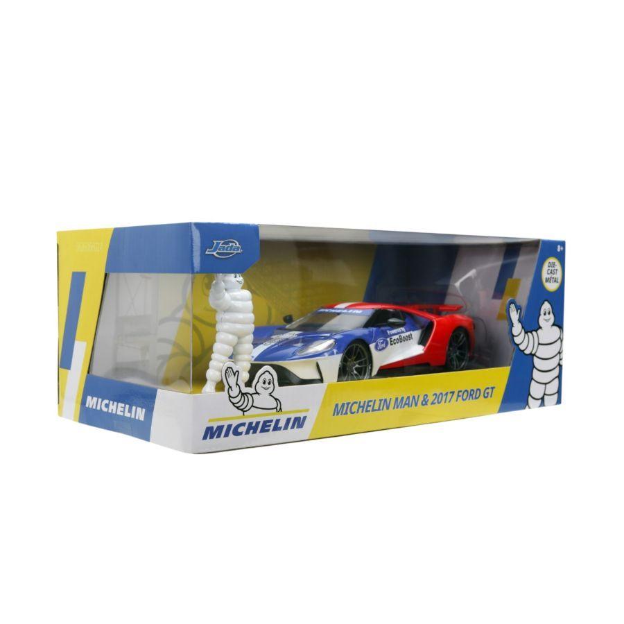 Michelin Man - 1:24 2017 Ford GT & Michelin Man Diecast Vehicle Set